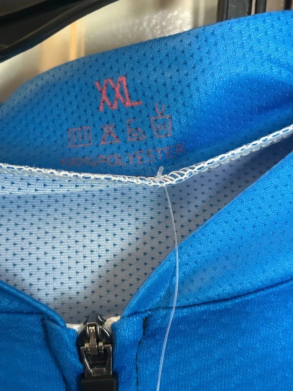 Cycle-Run Full Zip Long Sleeve Athletic Cycling Jersey Sz XXL-see Measurment New - Picture 4 of 7